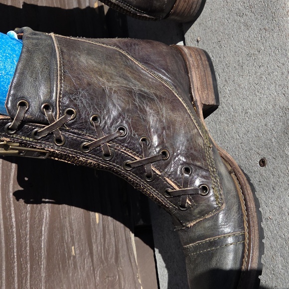 Freebird Liverpool Boots in Olive - size 7 - Picture 7 of 11